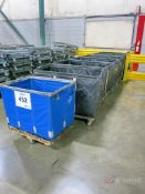 Lot of (7) Soft Side Laundry Style Castered Totes