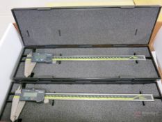 Lot of (2) Mitutoyo Digital 12