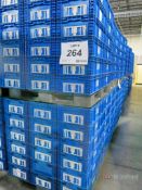 Lot of (360) Plastic Totes on (10) Pallets