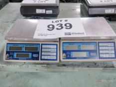 Lot of (2) Uline Digital Counting Scales