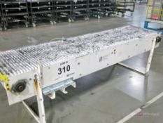 8' x 2' Roller Top Motorized Conveyor