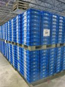 Lot of (540) Plastic Totes on (10) Pallets