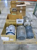 Lot of (5) Electric Motors,-HP Vary