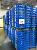 Lot of (540) Plastic Totes on (10) Pallets