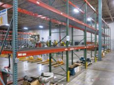 (11) Sections of Tear Drop Style Pallet Racking