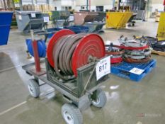Custom Made Hose Cart w/ Retractable Hose Reel, Electric Hose Reel