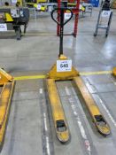 Uline 5500 Lb Cap. Standard Fork Hydraulic Pallet Jack