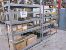 Lot of (3) Medium Duty Tear Drop Style Racks