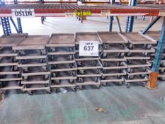 Lot of Metal Castered Dollies, 15.5