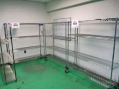 (4) Assorted Metro Style Wire Racks