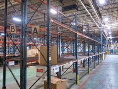 (20) Sections of Tear Drop Style Pallet Racking