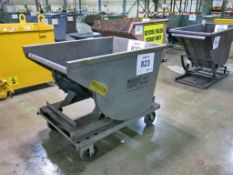 Wright Model 5055 Castered Forklift Mount Self-Dumping Hopper