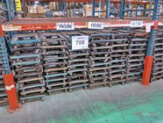 Lot of Metal Castered Dollies, 15