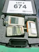 Lot of (3) Fischer Dual Scope Model FMP20C Testers