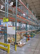(16) Sections of Tear Drop Style Pallet Racking