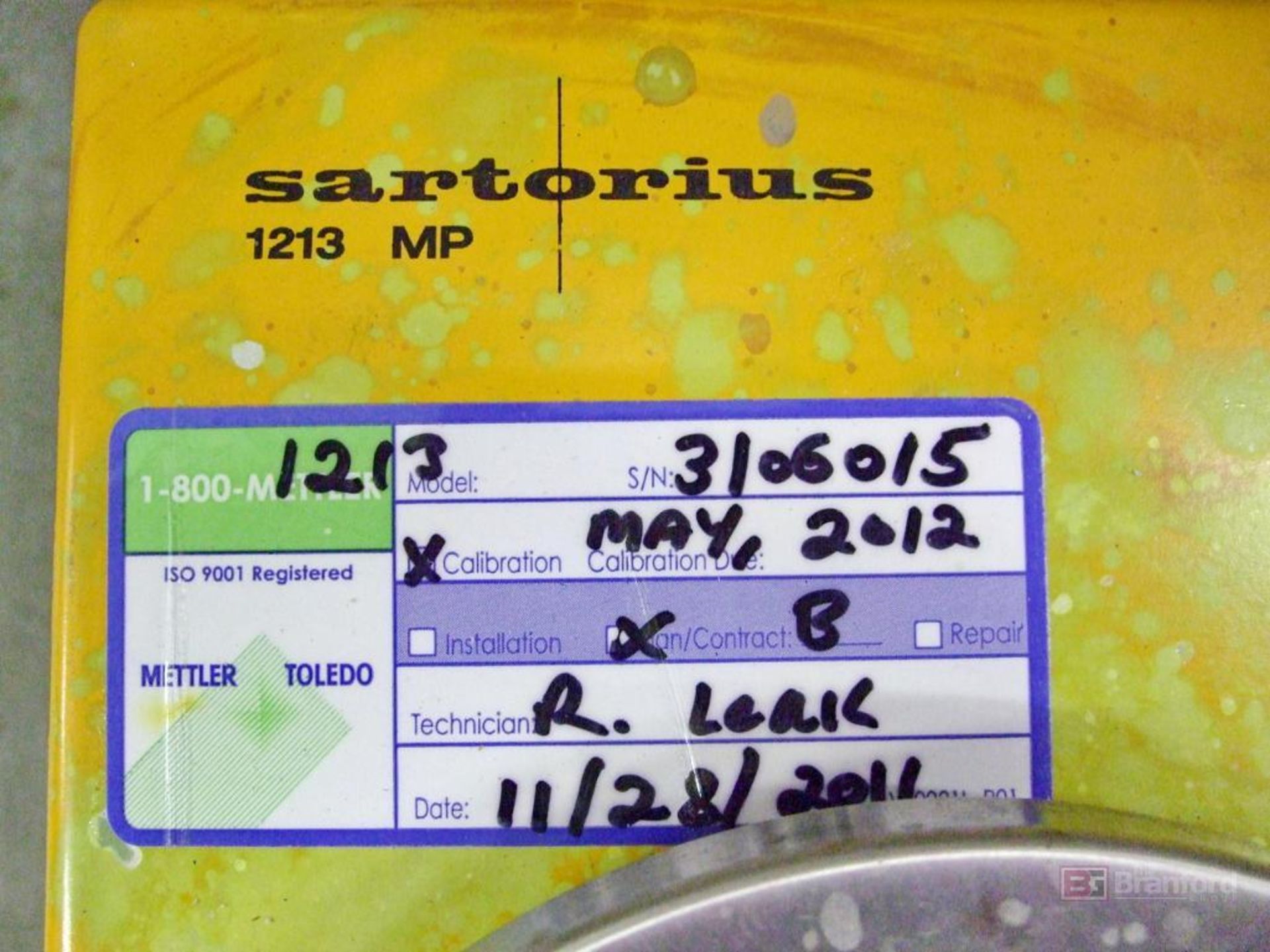 Sartorius 1213 MP Digital Scale w/ Troemner Weight Set - Image 4 of 7