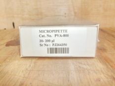 SLS PVA-800 Variable Volume Micropipette 20-200uL
