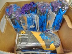Box Lot of Kleengaurd G40 Foam Nitrile Coated Gloves, Various Other Gloves, All NEW