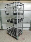 (1) OptiCart Castered, Enclosed Security Cart