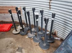 (10) Winco Belt Barriers