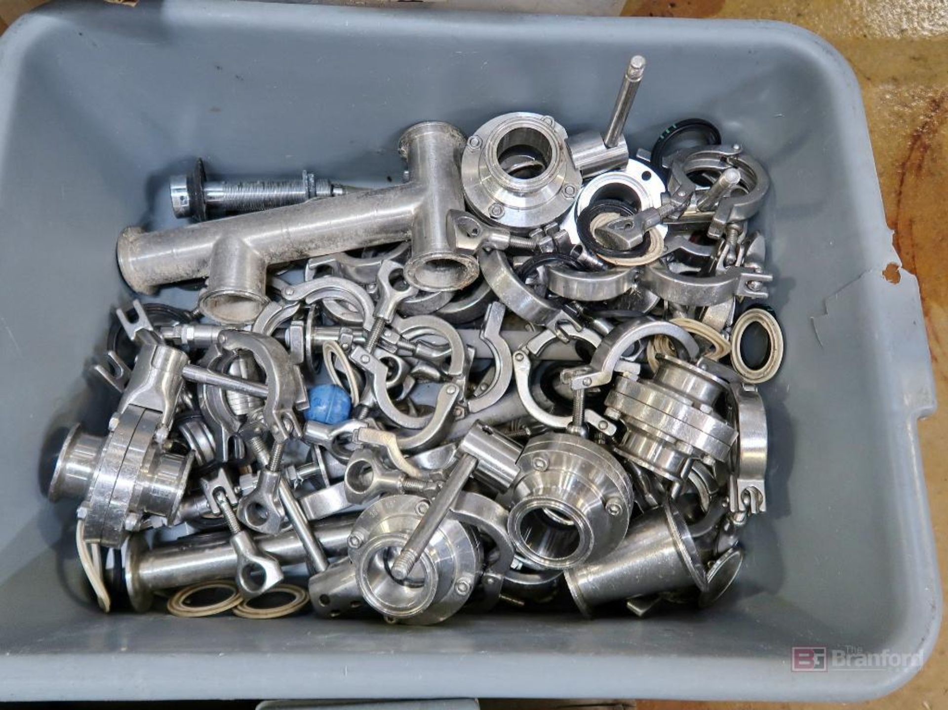 Assorted S/S Valves, Clamps, Elbows, Gages, Hoses, Meters, And Wires - Image 4 of 10