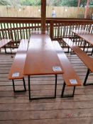 Garden Table w/ (2) Benches