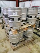 (16) 1/2 Barrels 15.5 Gallon