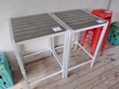 (2) Bar Tables