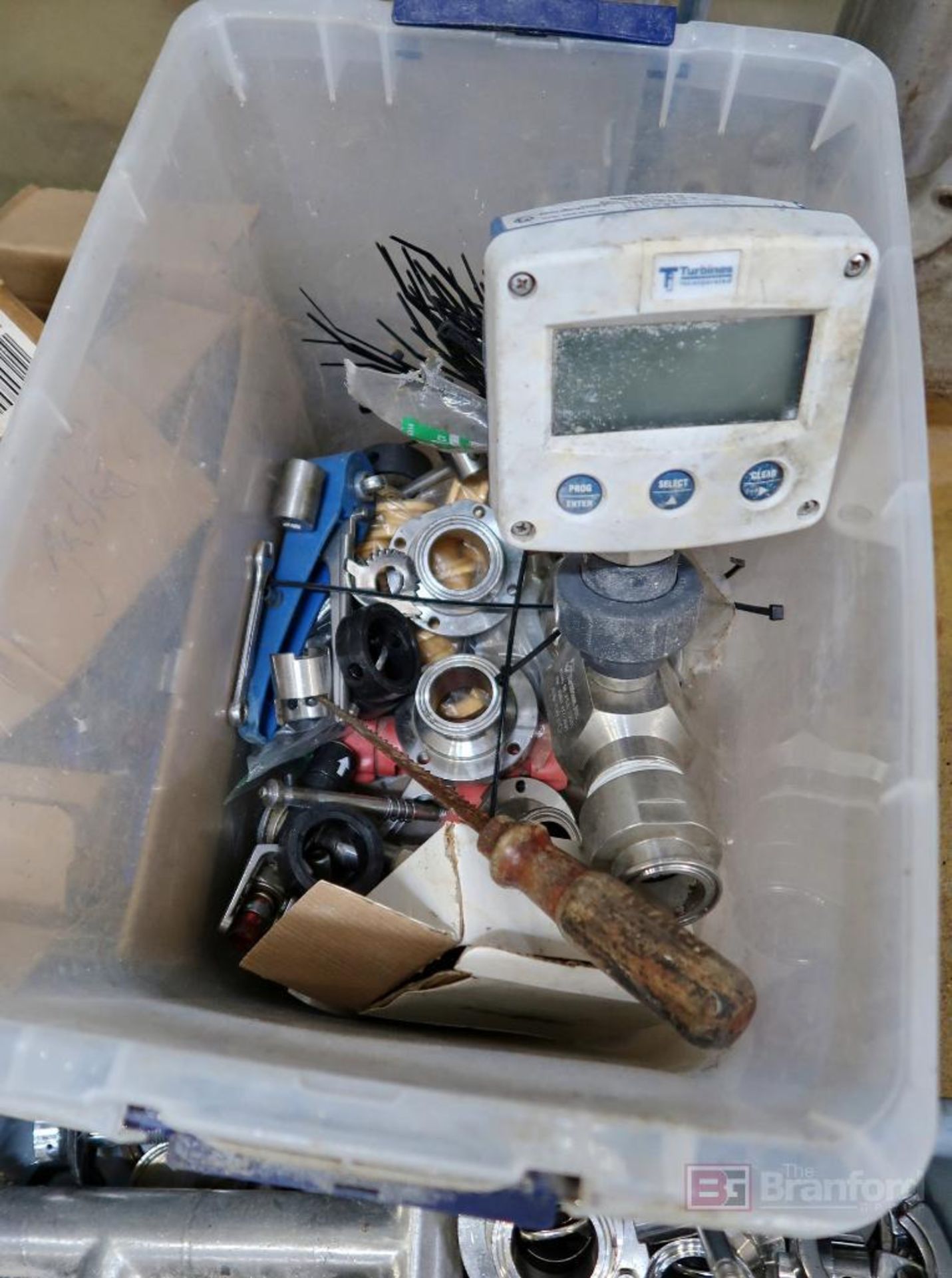 Assorted S/S Valves, Clamps, Elbows, Gages, Hoses, Meters, And Wires - Image 8 of 10
