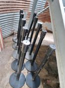 (10) Retracta-Belt Barriers