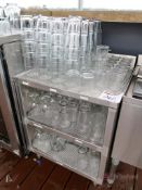 S/S Shelf w/ Glasses