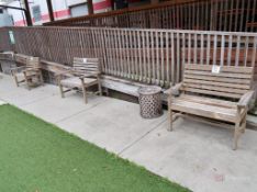 (3) Outdoor Benches