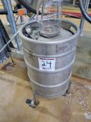 1/2 Barrel Rolling Tank