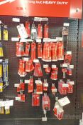 Large Assortment of Milwaukee Tile Bits, Drill Bits