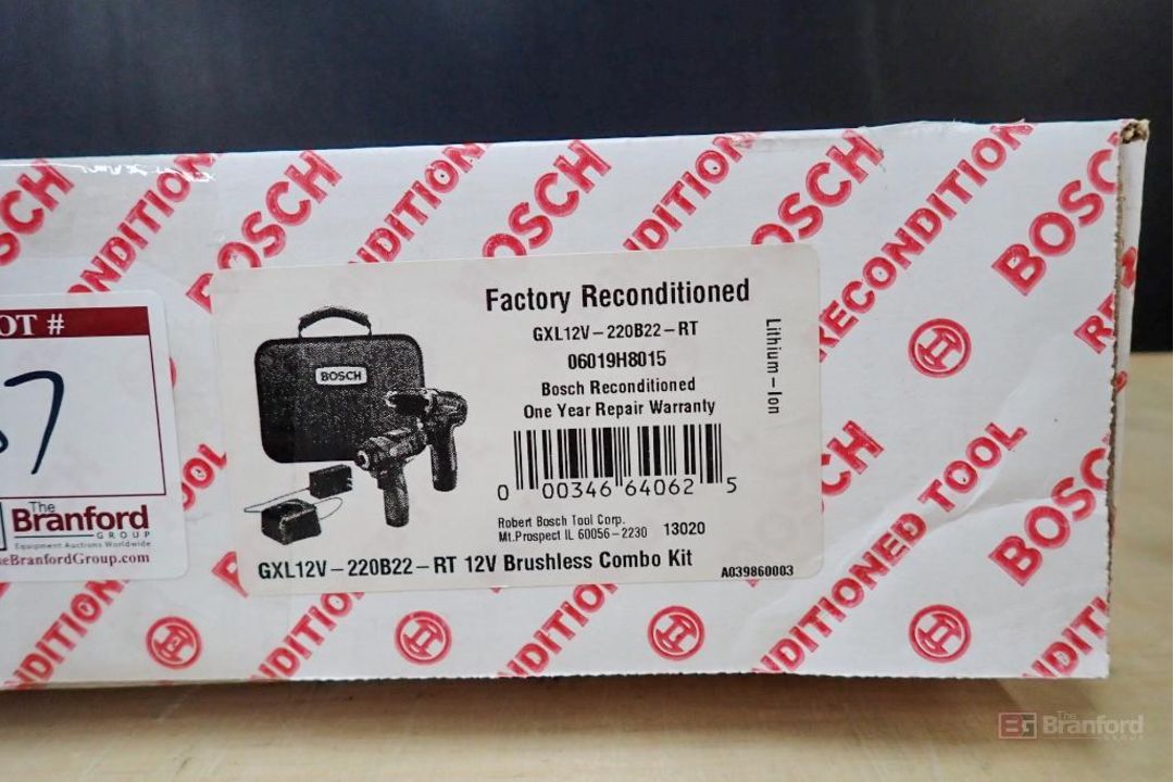 Bosch GXL12V-220B22-RT Brushless Combo Kit w/ Driller - Driver - Image 3 of 7