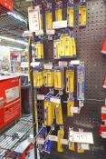 Large Assortment of Irwin, Bosch & DeWalt Drill Bits