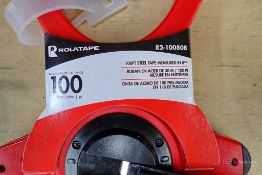 (6) Rolatape 82-10080B 100FT Steel Tape Measures