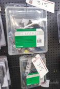 (4) Hitachi 115454 Angle Grinder Cutting Dust Collection Shrouds