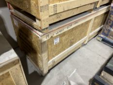 Lot of (5) crates containing (6) Brand New ISO Roll Fabric, High Speed Doors, Assorted Sizes