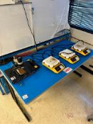 (2) Industrial Worktables w/ ESD Mats