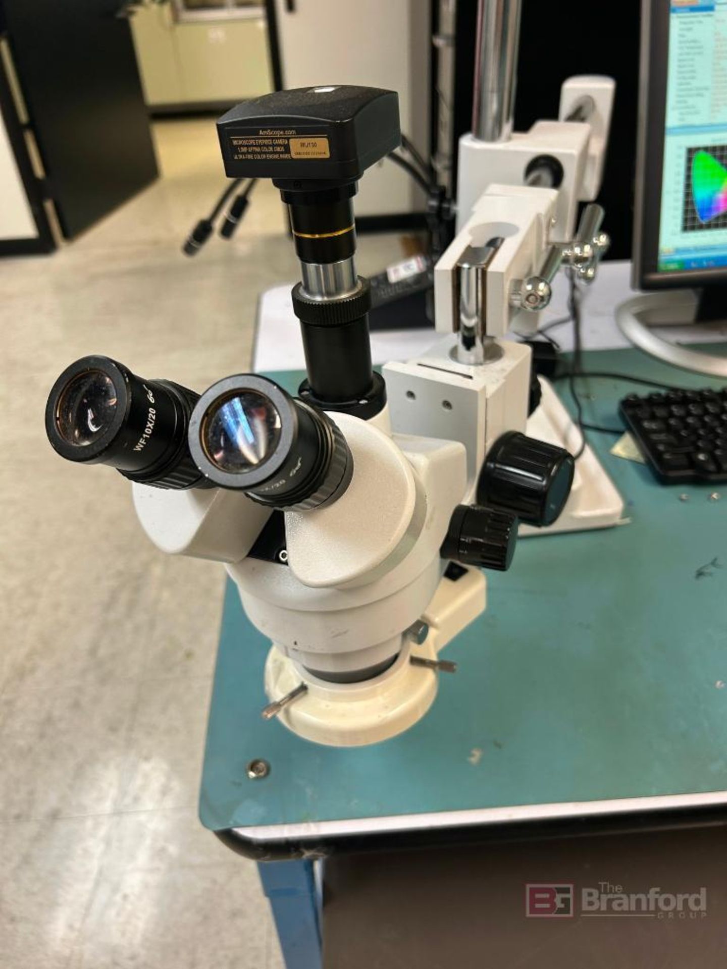 Amscope Stereozoom Microscope w/ Amscope Digital Camera - Image 3 of 3
