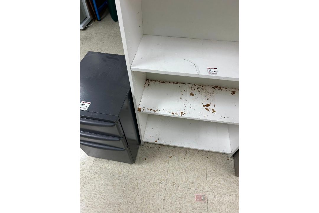 (7) Metal File Cabinets, Book Shelf, (5) Workbenches - Image 8 of 15