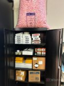 Metal Storage Cabinet w/ Contents