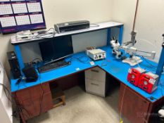 (7) Metal File Cabinets, Book Shelf, (5) Workbenches