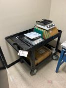 Uline Push Cart on Casters; No Contents