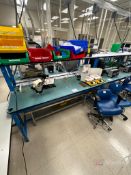 (2) 6' Long Industrial Workbenches w/ ESD Mats