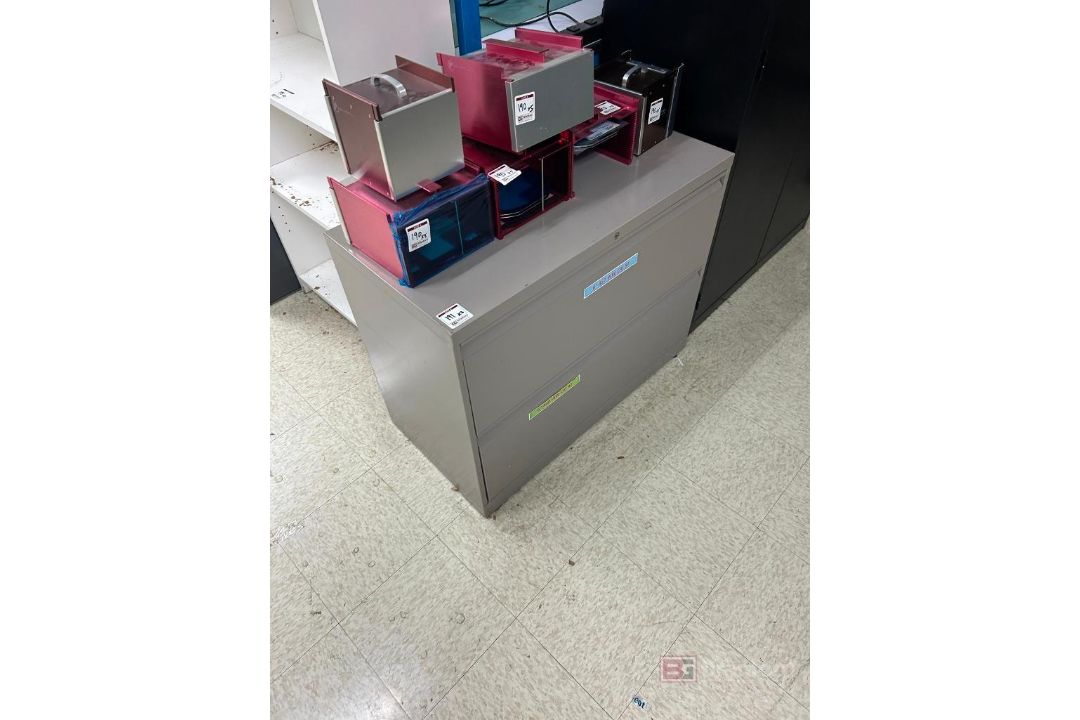 (7) Metal File Cabinets, Book Shelf, (5) Workbenches - Image 7 of 15
