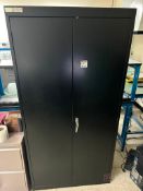 Metal Storage Cabinet w/ Contents