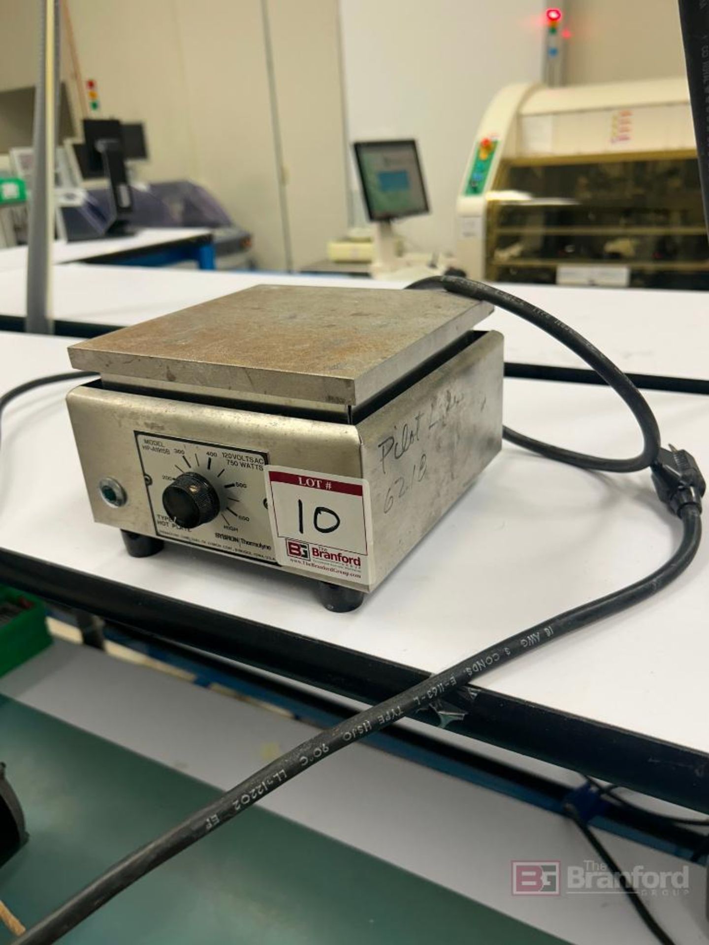 Syron Thermoline Hot Plate; Model: HP-A1915B - Image 2 of 2