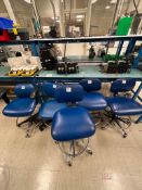 (4) BioFit ESD Lab Chairs on Casters